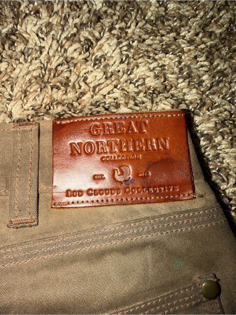 Red Cloud Collective - GN.01 Waxed Canvas Fitted Work Pants Havana - Size 32 - Picture 3 of 17